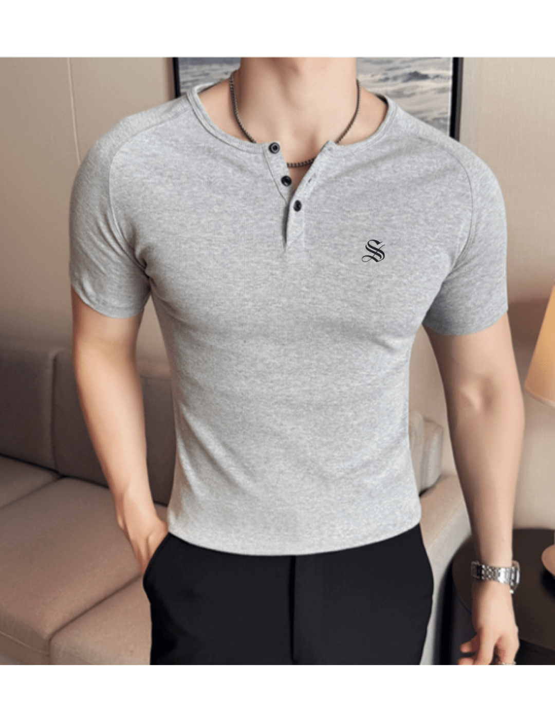 StaffSO - T-Shirt for Men - Sarman Fashion - Wholesale Clothing Fashion Brand for Men from Canada