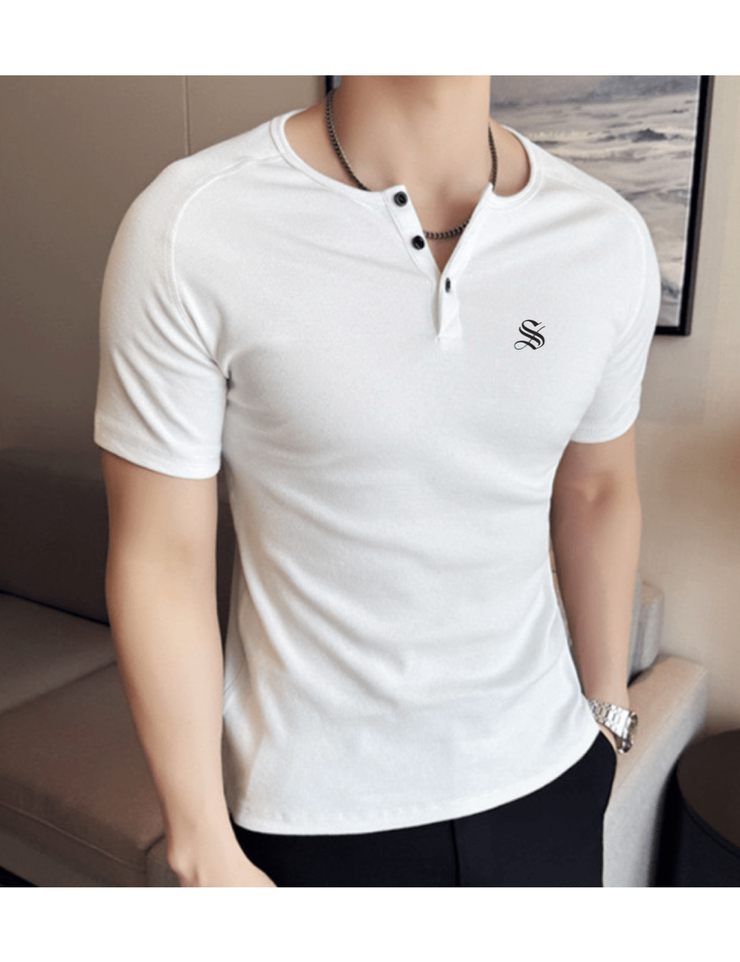 StaffSO - T-Shirt for Men - Sarman Fashion - Wholesale Clothing Fashion Brand for Men from Canada