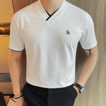 StaffYE - V - Neck T-Shirt for Men - Sarman Fashion - Wholesale Clothing Fashion Brand for Men from Canada