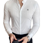 StripDragon 22 - Long Sleeves Shirt for Men - Sarman Fashion - Wholesale Clothing Fashion Brand for Men from Canada