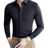 StripDragon 23 - Long Sleeves Shirt for Men - Sarman Fashion - Wholesale Clothing Fashion Brand for Men from Canada