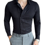 StripDragon 4 - Long Sleeves Shirt for Men - Sarman Fashion - Wholesale Clothing Fashion Brand for Men from Canada