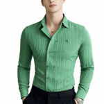 StripDragon 4 - Long Sleeves Shirt for Men - Sarman Fashion - Wholesale Clothing Fashion Brand for Men from Canada
