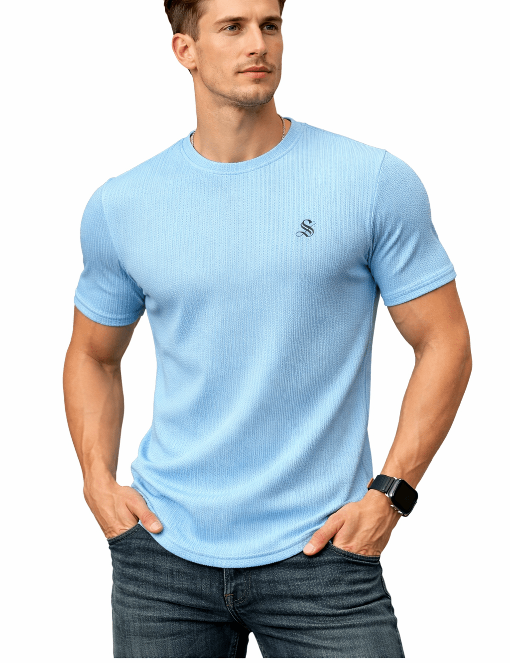 Stua - T-Shirt for Men - Sarman Fashion - Wholesale Clothing Fashion Brand for Men from Canada