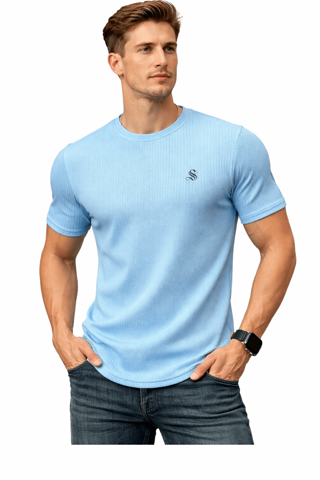 Stua - T-Shirt for Men - Sarman Fashion - Wholesale Clothing Fashion Brand for Men from Canada