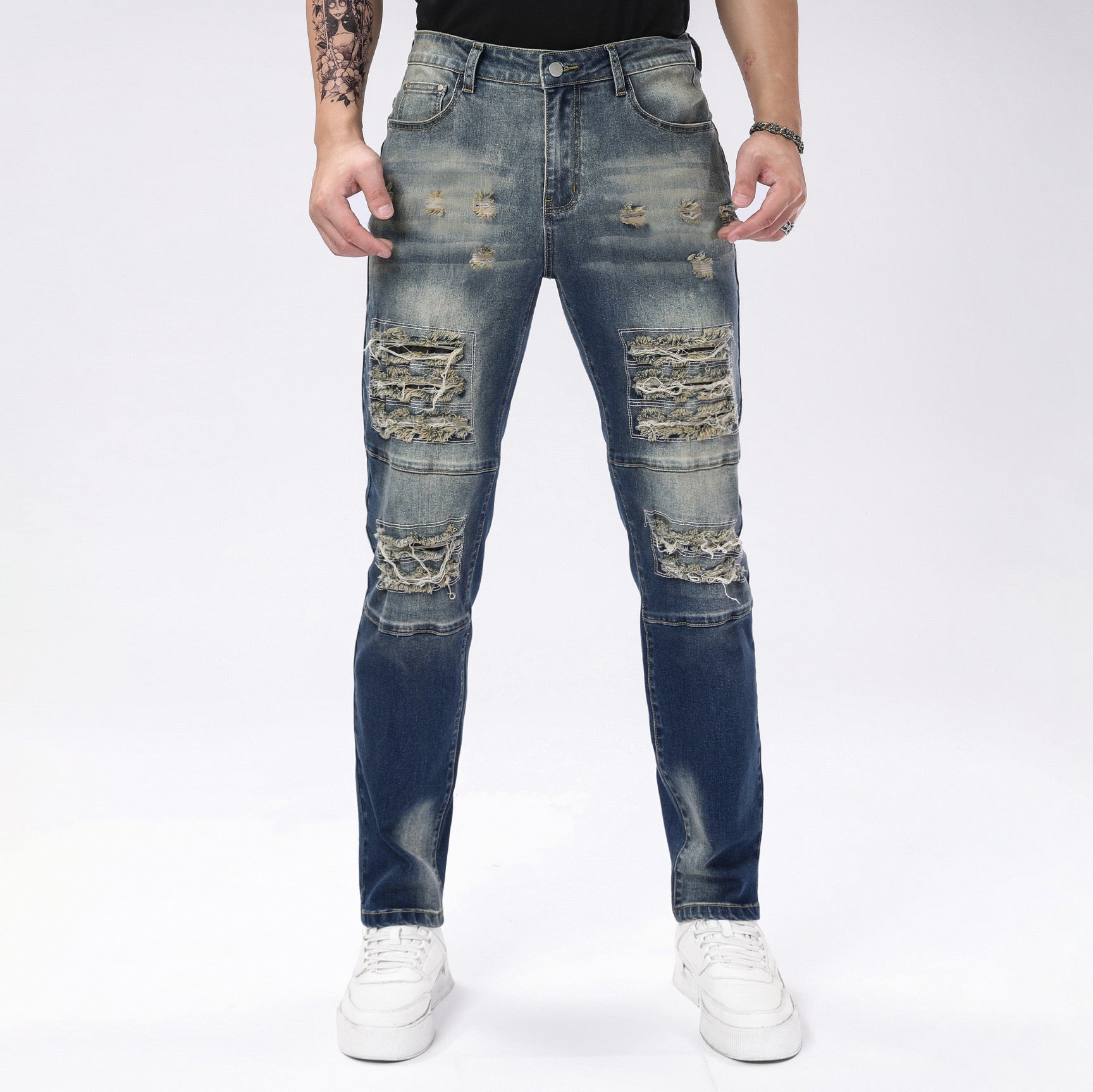 Stuahua 67 - Denim Jeans for Men - Sarman Fashion - Wholesale Clothing Fashion Brand for Men from Canada