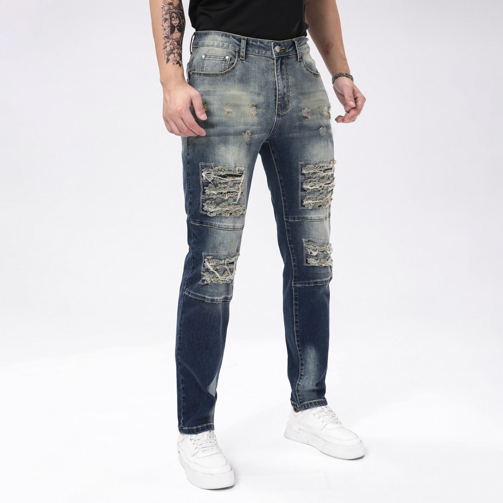 Stuahua 67 - Denim Jeans for Men - Sarman Fashion - Wholesale Clothing Fashion Brand for Men from Canada