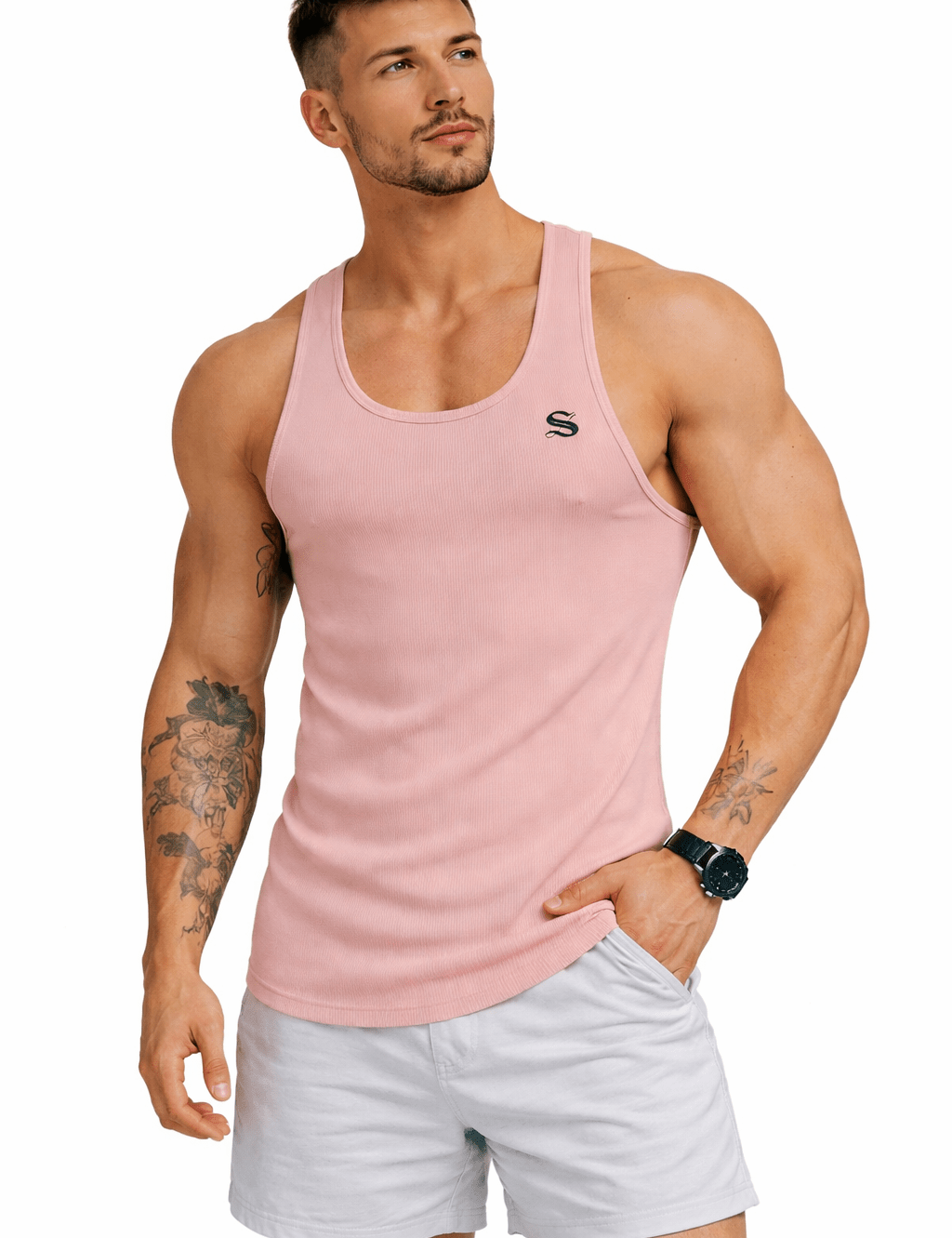 SUDA 2 - Tank Top for Men - Sarman Fashion - Wholesale Clothing Fashion Brand for Men from Canada