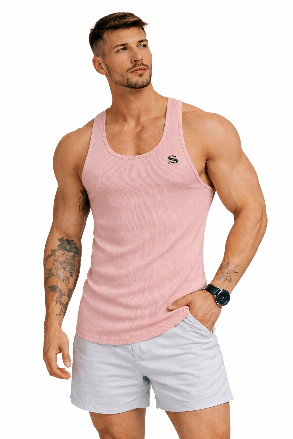 SUDA 2 - Tank Top for Men - Sarman Fashion - Wholesale Clothing Fashion Brand for Men from Canada