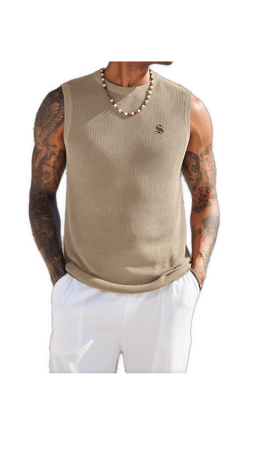 SUDA87R8 - Tank Top for Men - Sarman Fashion - Wholesale Clothing Fashion Brand for Men from Canada