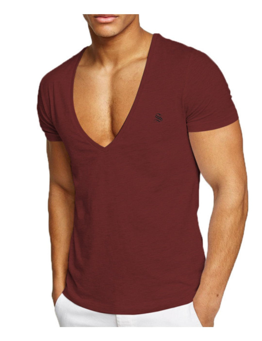 SummerVice - V-Neck T-Shirt for Men - Sarman Fashion - Wholesale Clothing Fashion Brand for Men from Canada