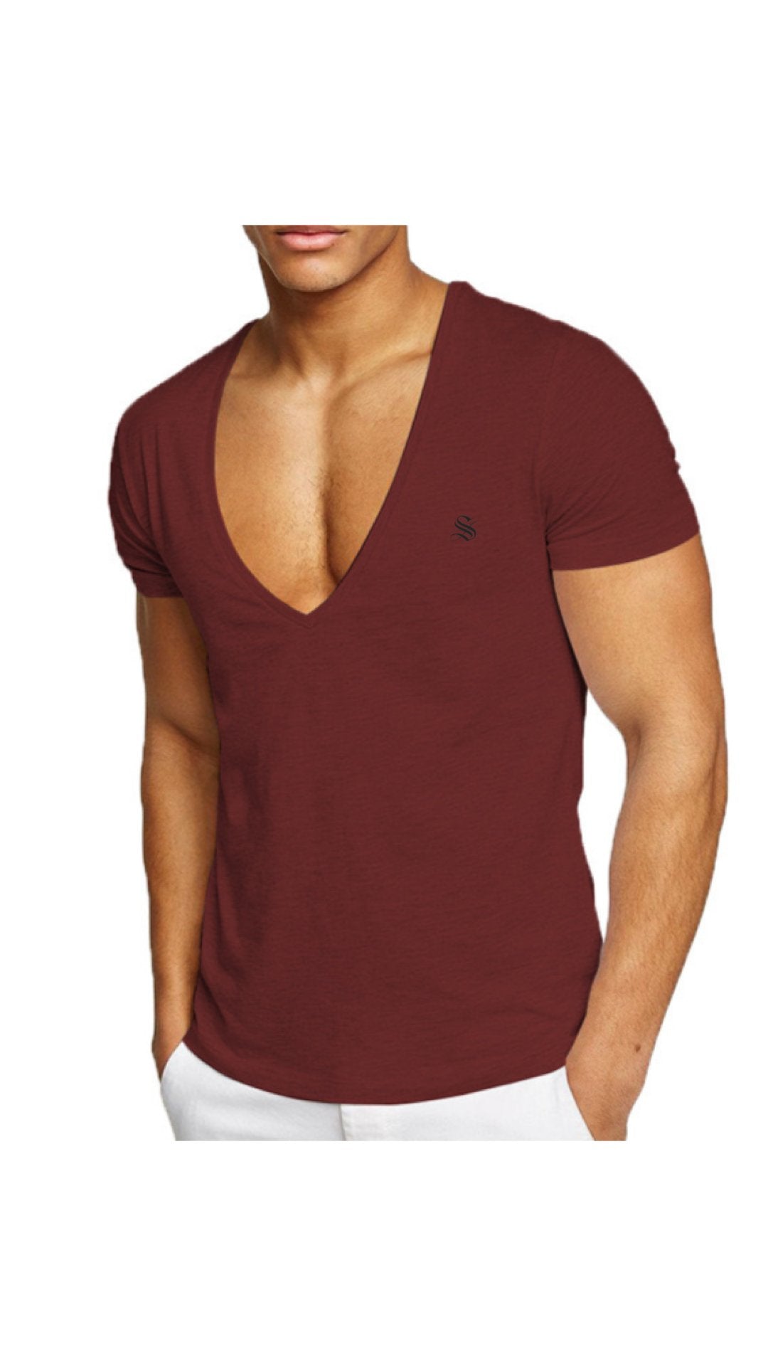 SummerVice - V-Neck T-Shirt for Men - Sarman Fashion - Wholesale Clothing Fashion Brand for Men from Canada