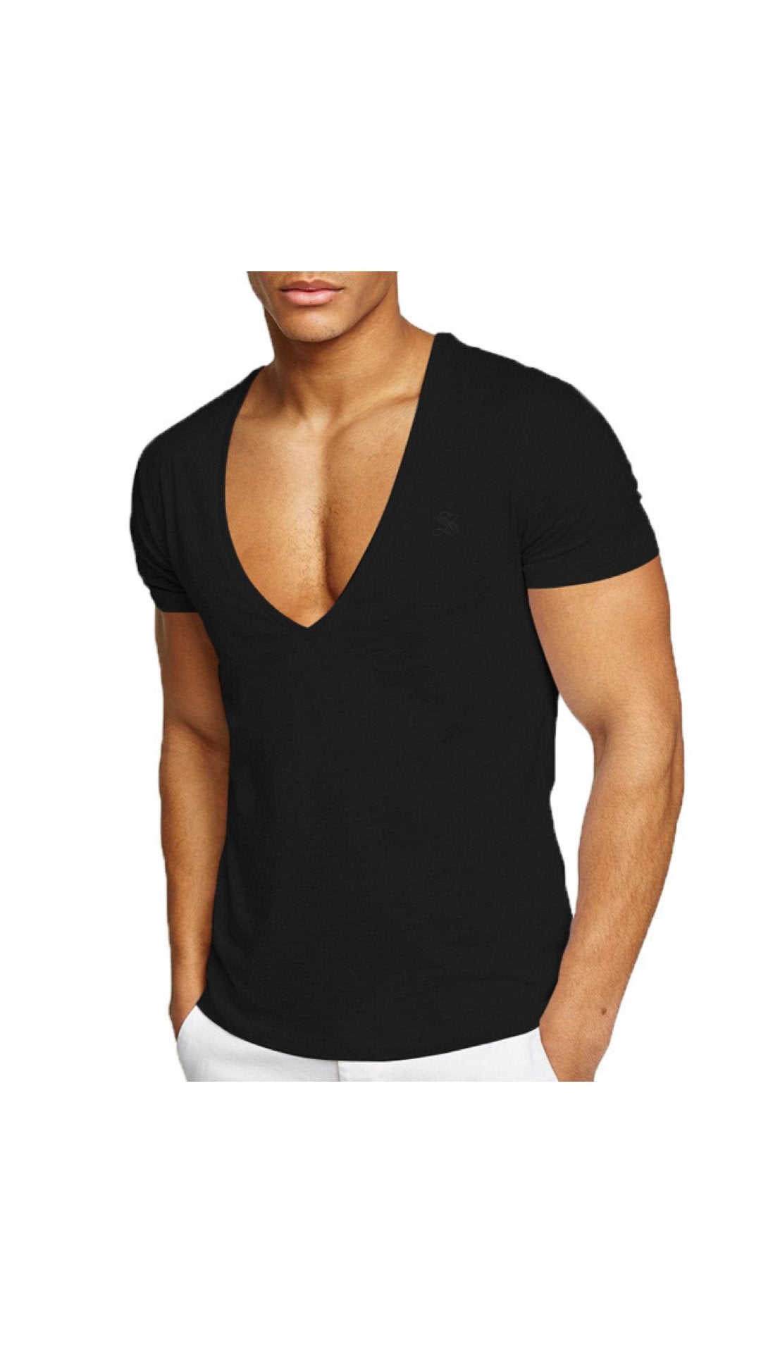 SummerVice - V-Neck T-Shirt for Men - Sarman Fashion - Wholesale Clothing Fashion Brand for Men from Canada