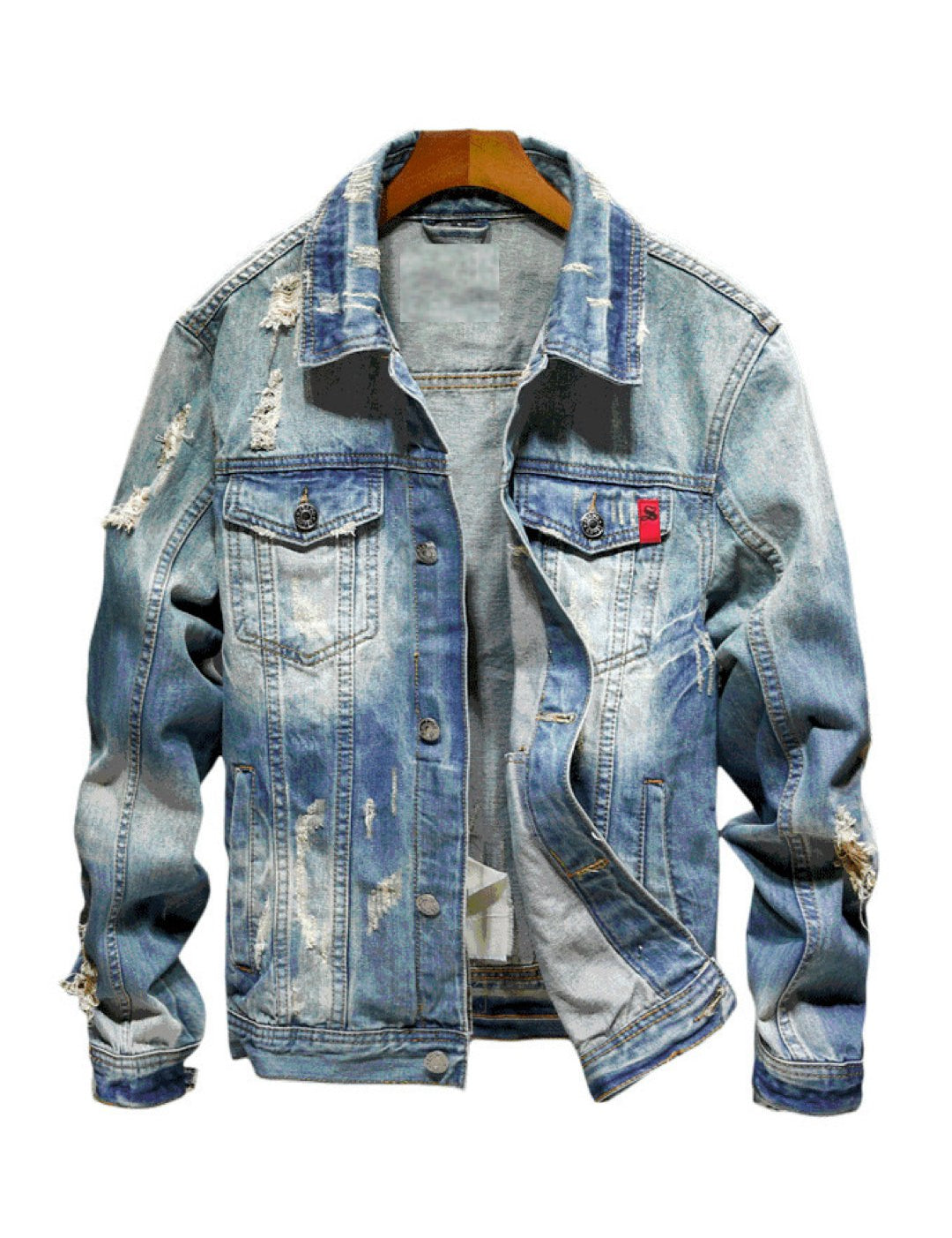 SumNum - Long Sleeve Jeans Jacket for Men - Sarman Fashion - Wholesale Clothing Fashion Brand for Men from Canada