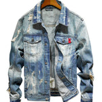 SumNum - Long Sleeve Jeans Jacket for Men - Sarman Fashion - Wholesale Clothing Fashion Brand for Men from Canada