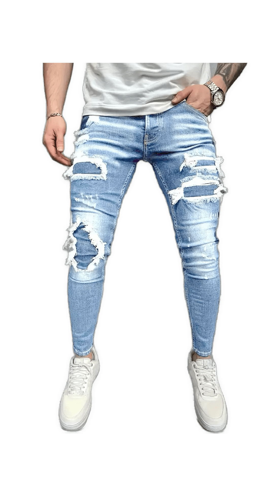 Supreme Leader 4 - Skinny Jeans for Men - Sarman Fashion - Wholesale Clothing Fashion Brand for Men from Canada