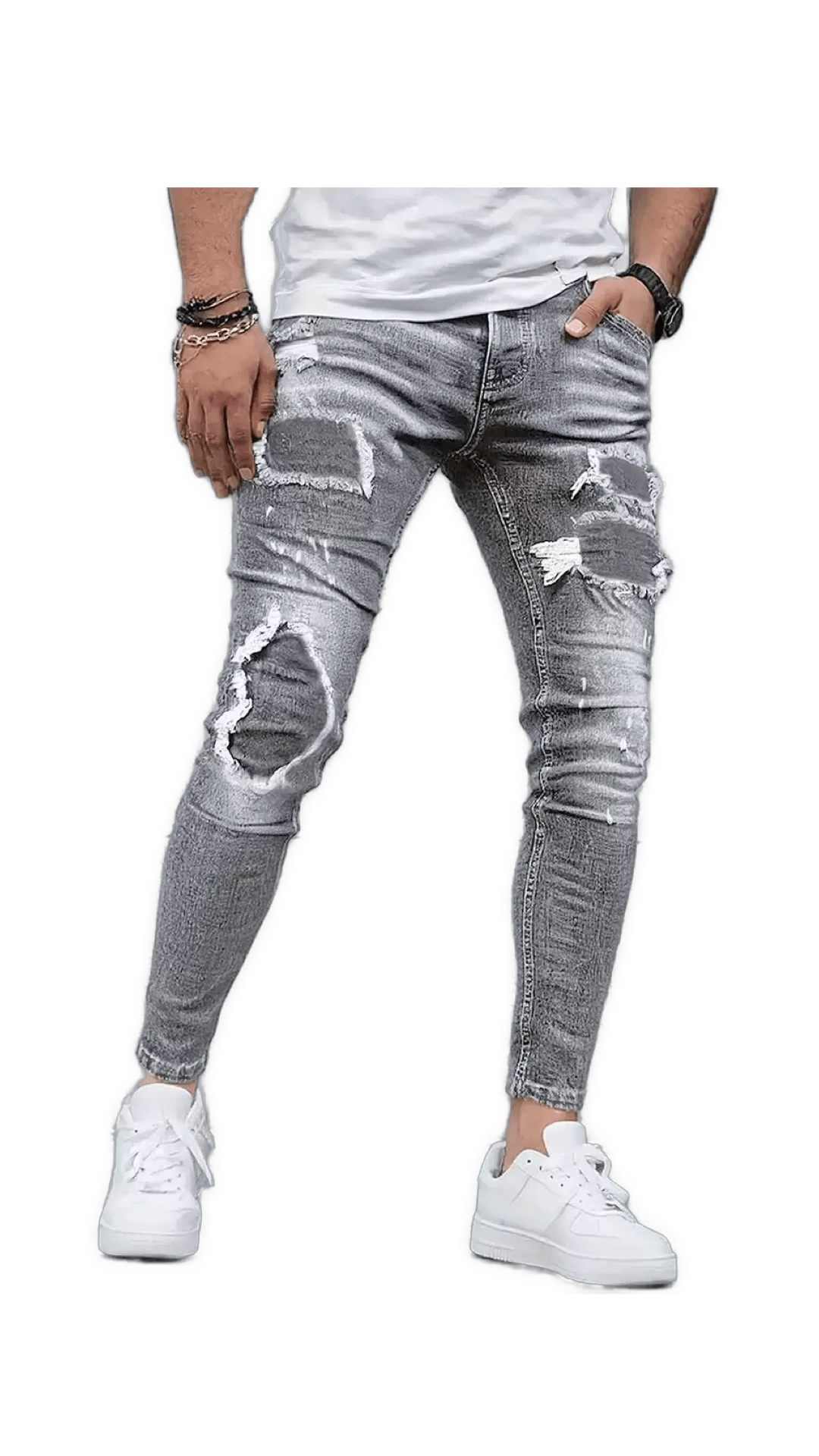 Supreme Leader 4 - Skinny Jeans for Men - Sarman Fashion - Wholesale Clothing Fashion Brand for Men from Canada