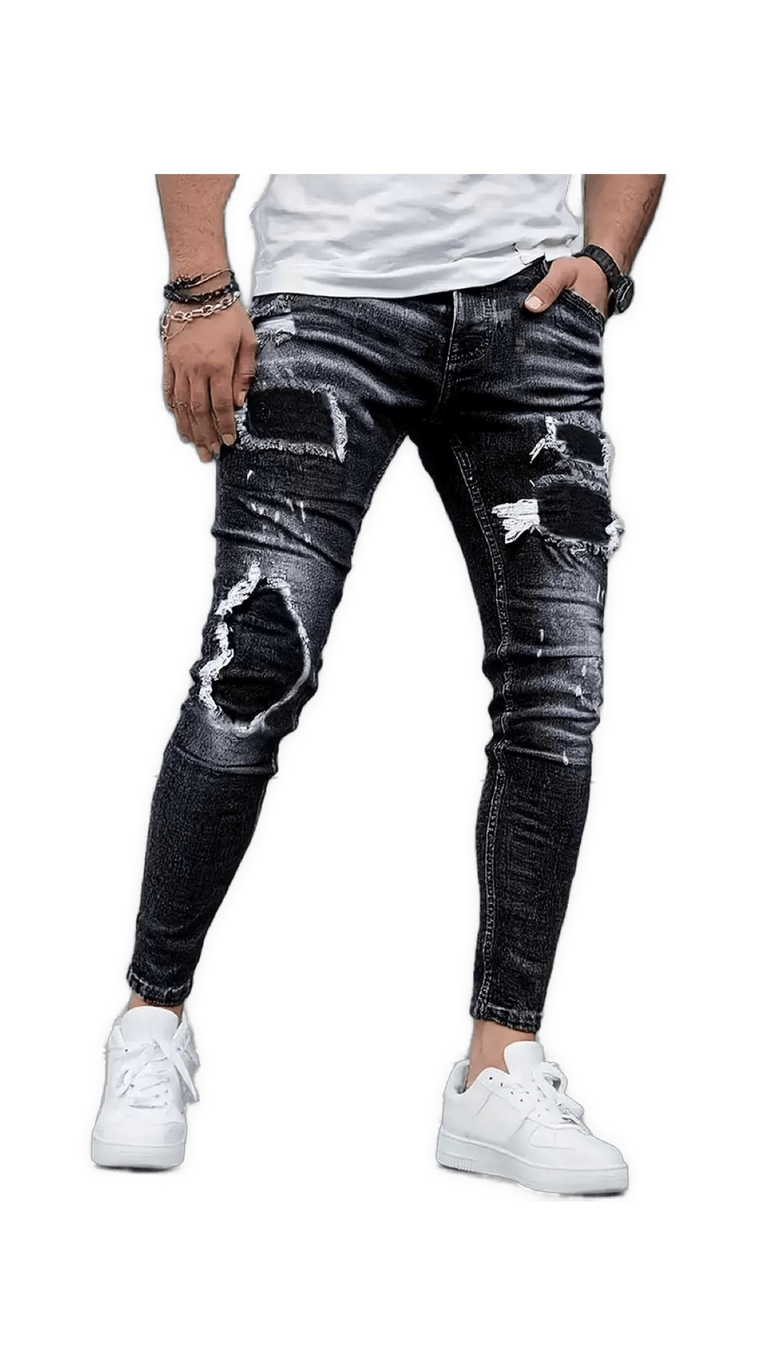 Supreme Leader 4 - Skinny Jeans for Men - Sarman Fashion - Wholesale Clothing Fashion Brand for Men from Canada