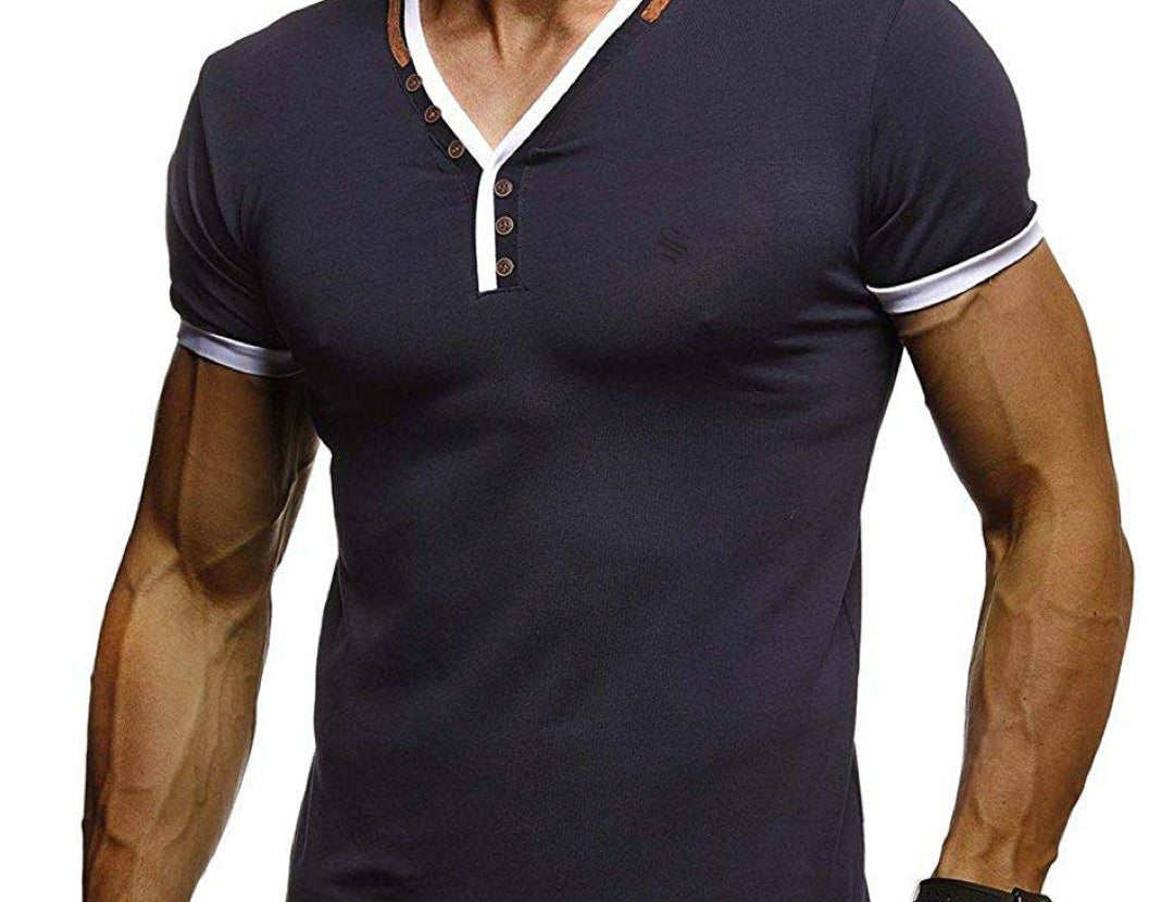 Suzuk - V-Neck T-Shirt for Men - Sarman Fashion - Wholesale Clothing Fashion Brand for Men from Canada