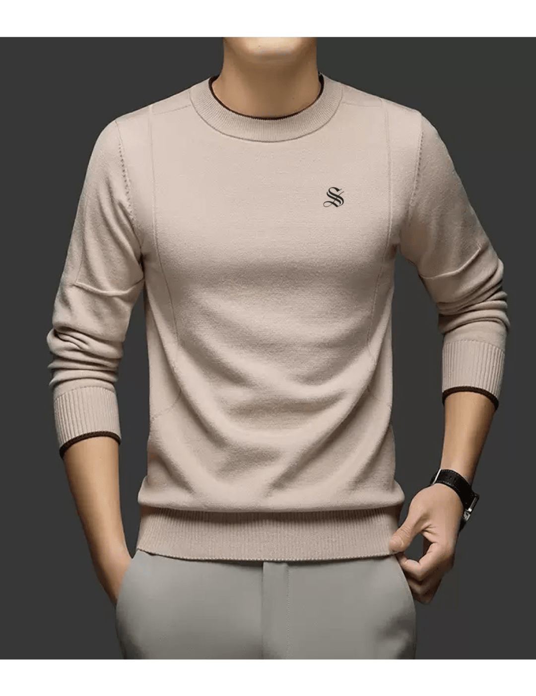 Suzunar 5 - Sweater for Men - Sarman Fashion - Wholesale Clothing Fashion Brand for Men from Canada
