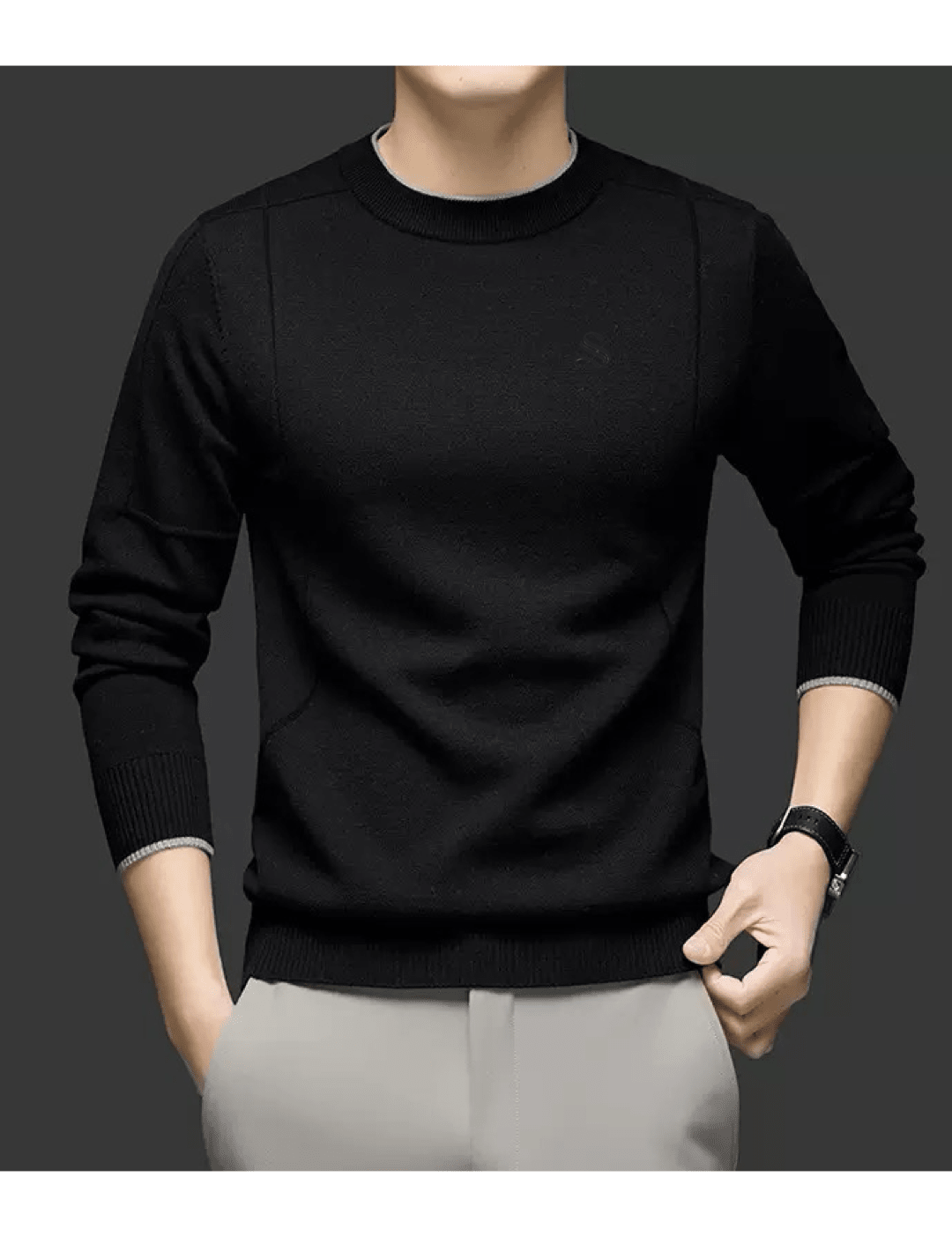 Suzunar 5 - Sweater for Men - Sarman Fashion - Wholesale Clothing Fashion Brand for Men from Canada