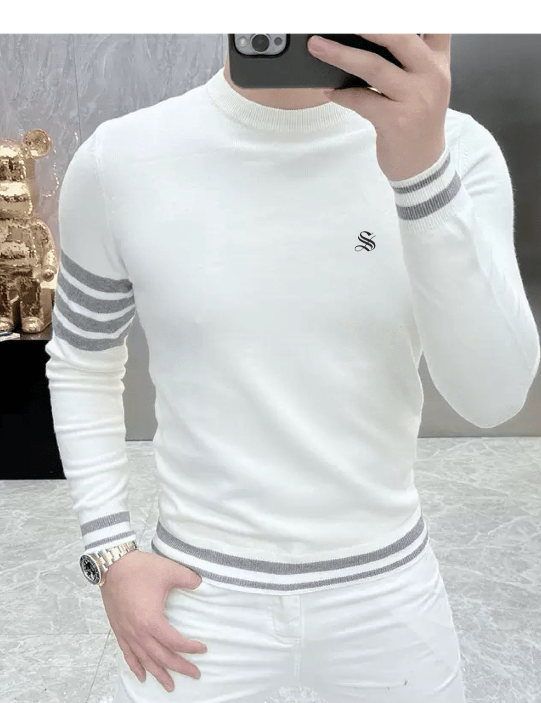 Suzunar - Sweater for Men - Sarman Fashion - Wholesale Clothing Fashion Brand for Men from Canada