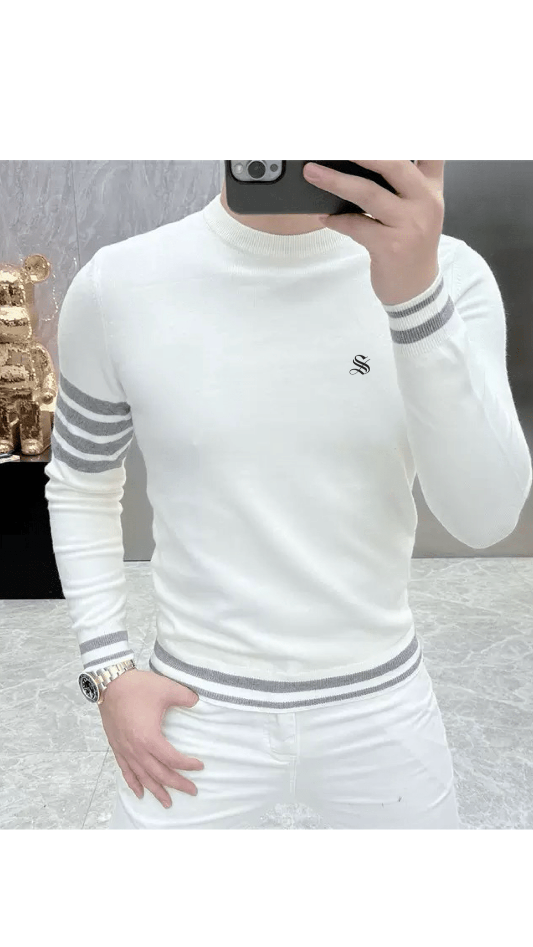 Suzunar - Sweater for Men - Sarman Fashion - Wholesale Clothing Fashion Brand for Men from Canada