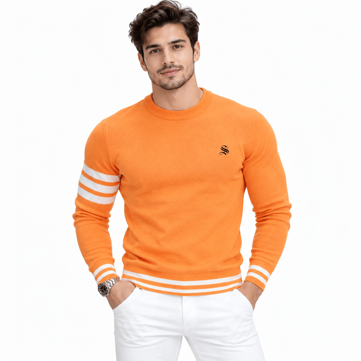 Suzunar - Sweater for Men - Sarman Fashion - Wholesale Clothing Fashion Brand for Men from Canada