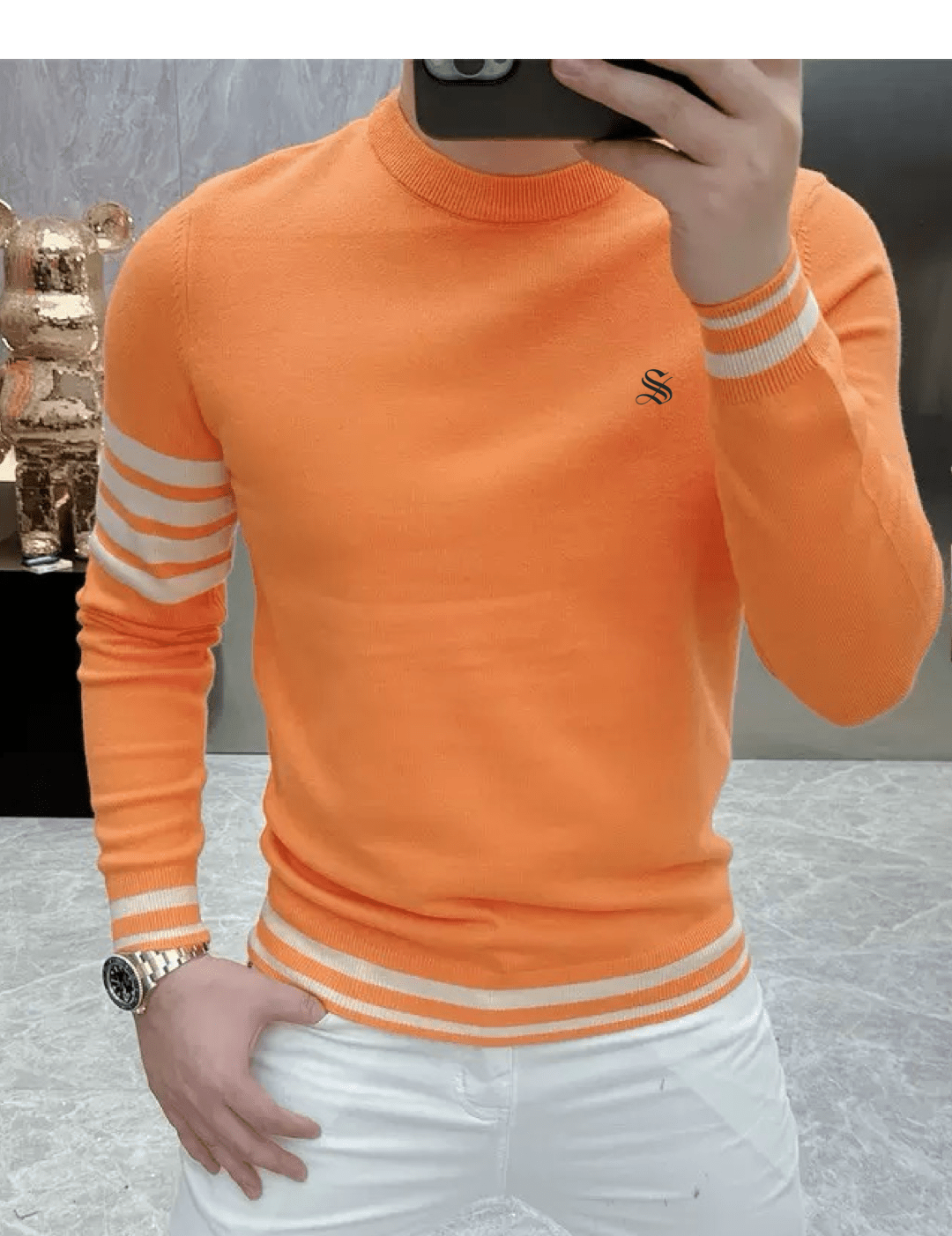 Suzunar - Sweater for Men - Sarman Fashion - Wholesale Clothing Fashion Brand for Men from Canada