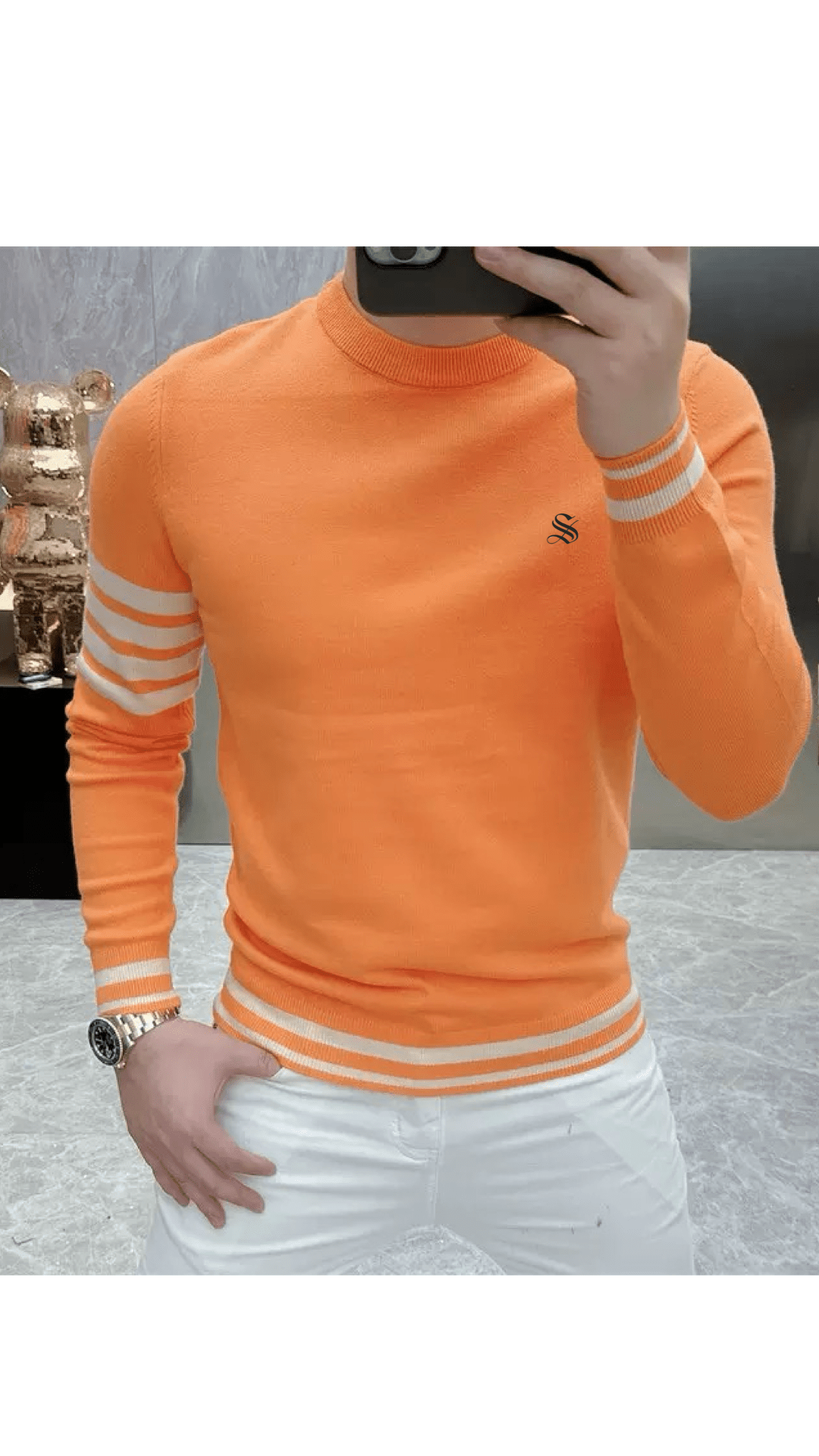 Suzunar - Sweater for Men - Sarman Fashion - Wholesale Clothing Fashion Brand for Men from Canada