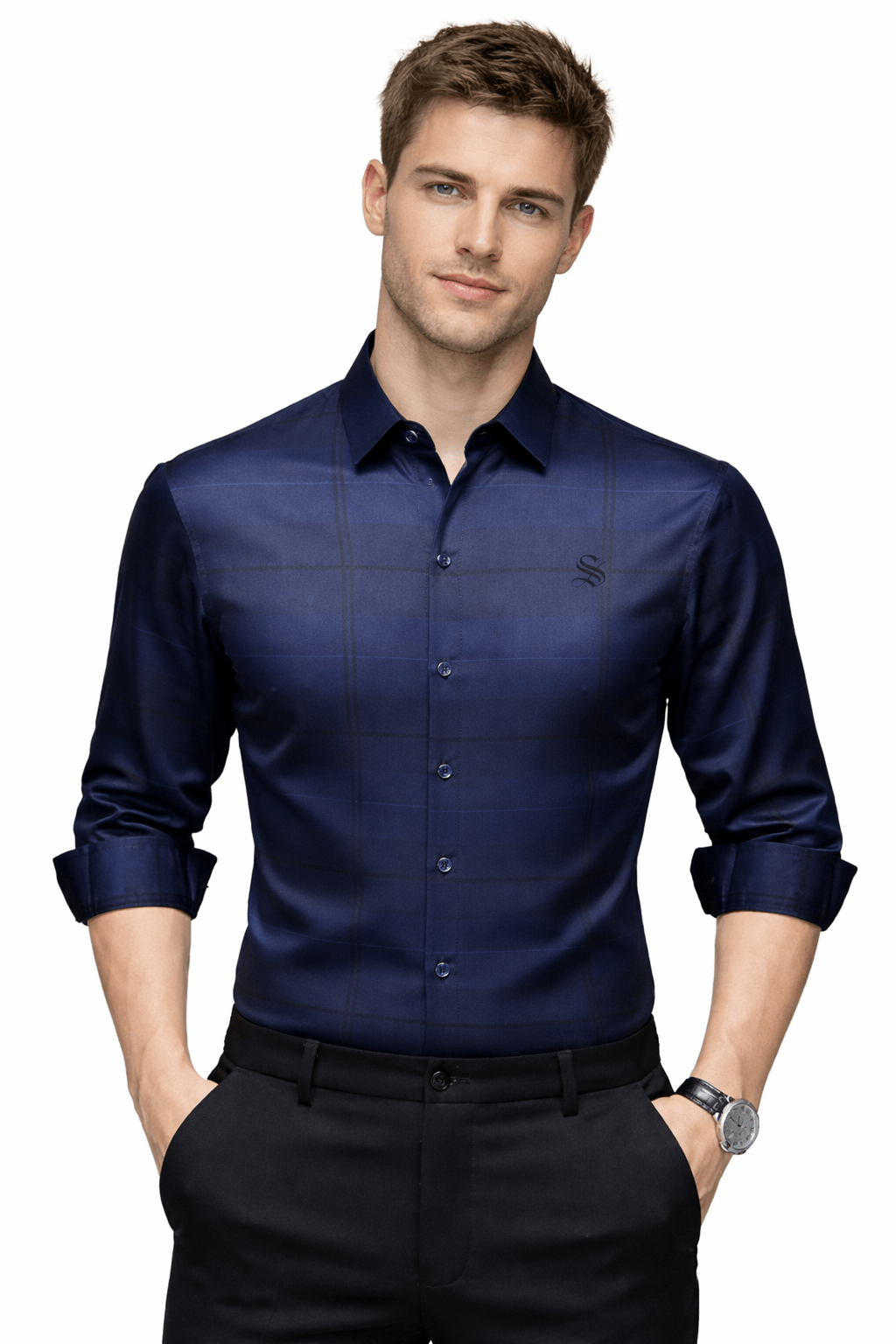 Swampol - Long Sleeves Shirt for Men - Sarman Fashion - Wholesale Clothing Fashion Brand for Men from Canada