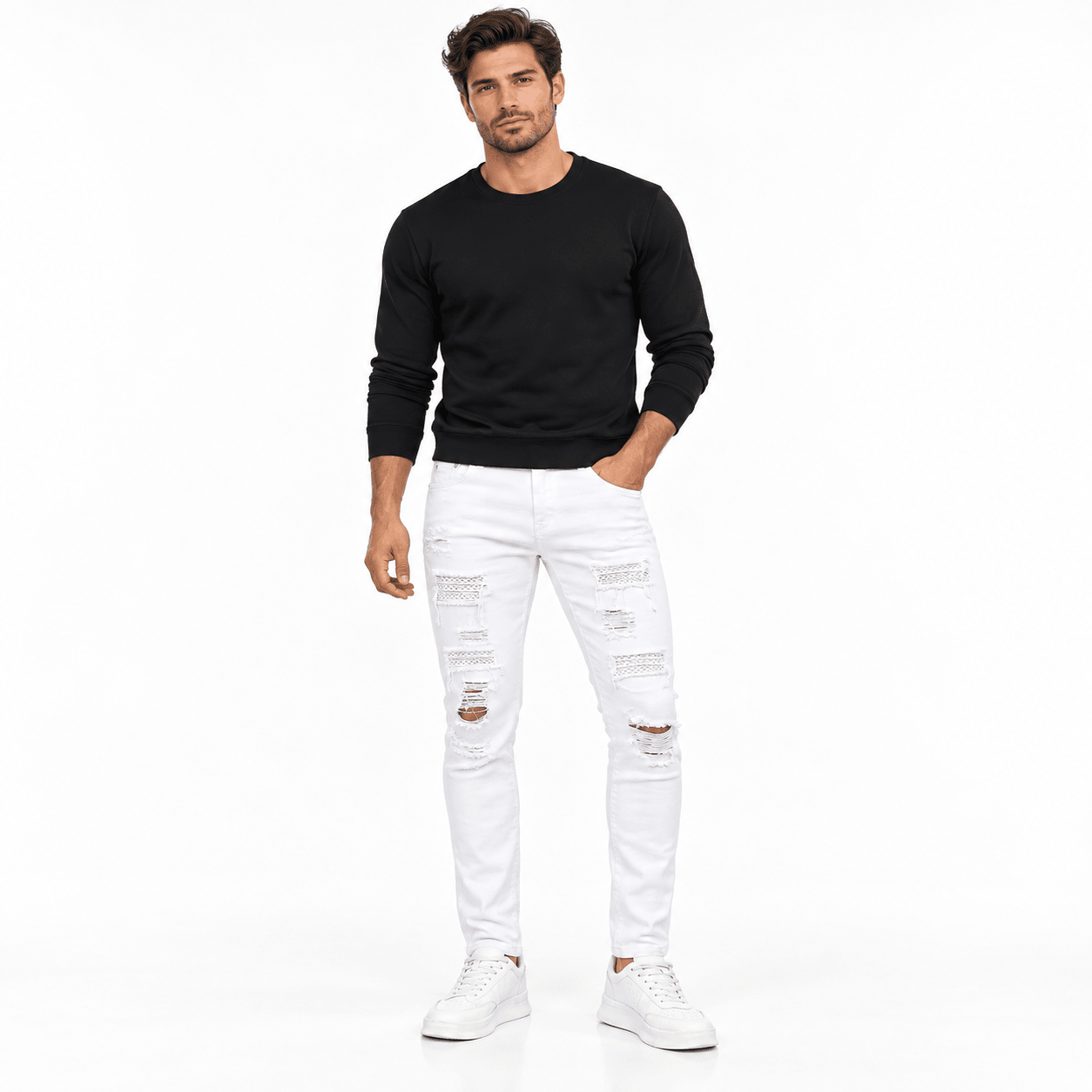 SWIOP 5 - Denim Jeans for Men - Sarman Fashion - Wholesale Clothing Fashion Brand for Men from Canada