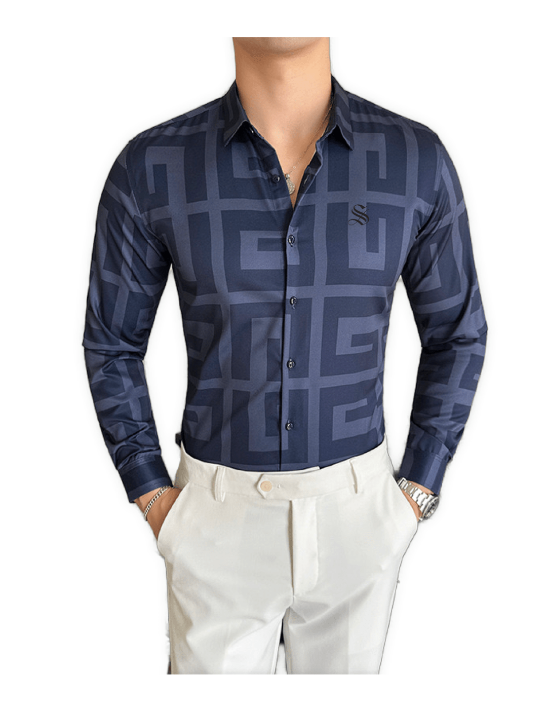 SXVZY - Long Sleeves Shirt for Men - Sarman Fashion - Wholesale Clothing Fashion Brand for Men from Canada