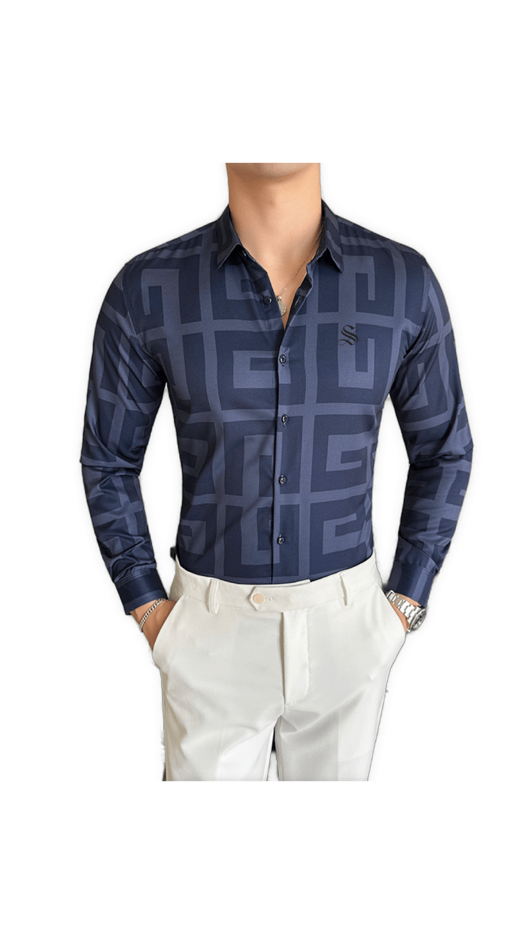 SXVZY - Long Sleeves Shirt for Men - Sarman Fashion - Wholesale Clothing Fashion Brand for Men from Canada