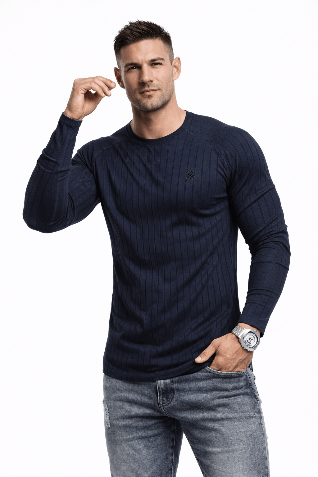 T3Trikes 3 - Long Sleeve Shirt for Men - Sarman Fashion - Wholesale Clothing Fashion Brand for Men from Canada
