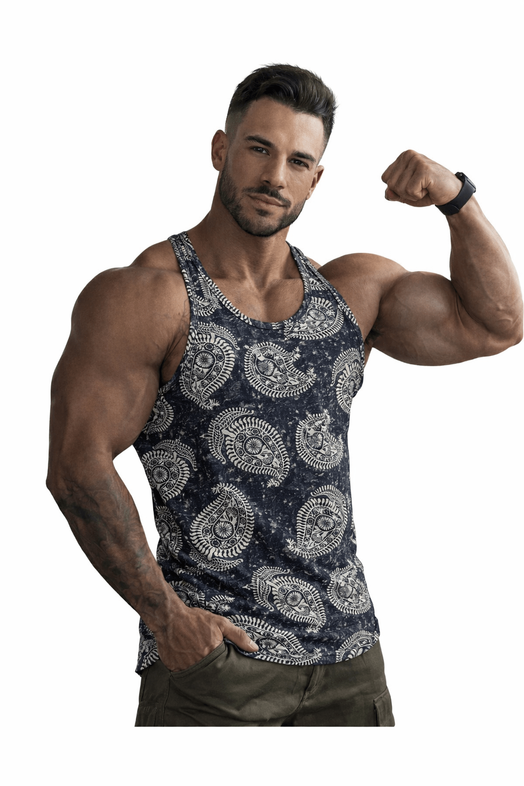 TankZrage 10 - Tank Top for Men - Sarman Fashion - Wholesale Clothing Fashion Brand for Men from Canada