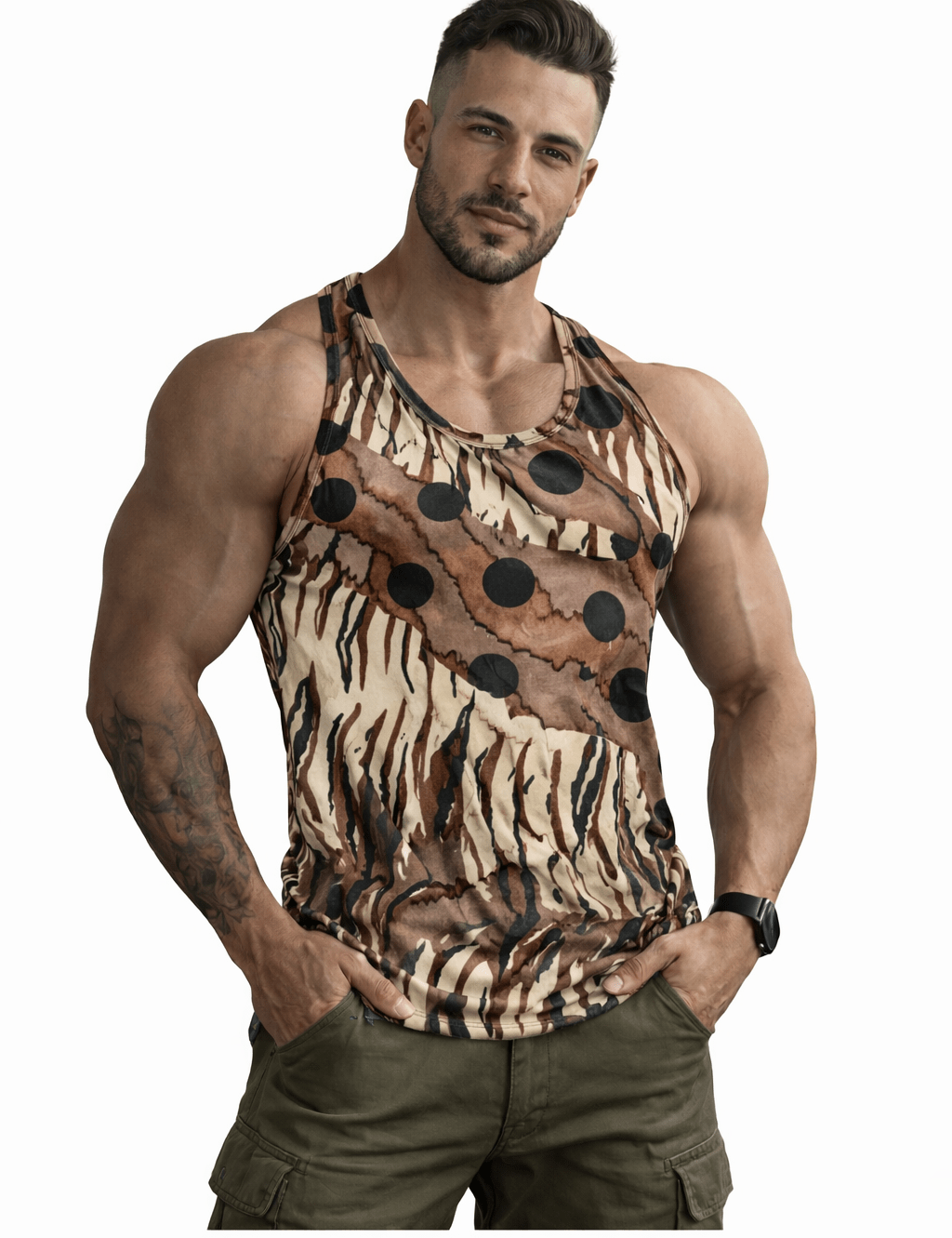 TankZrage 17 - Tank Top for Men - Sarman Fashion - Wholesale Clothing Fashion Brand for Men from Canada