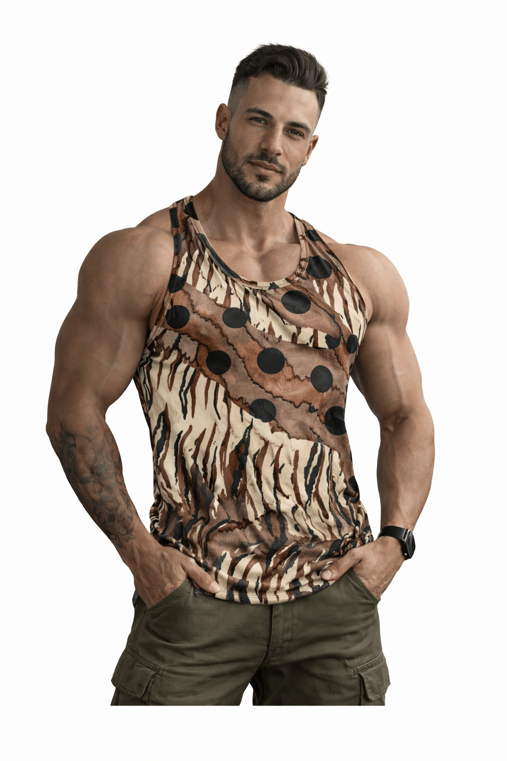 TankZrage 17 - Tank Top for Men - Sarman Fashion - Wholesale Clothing Fashion Brand for Men from Canada