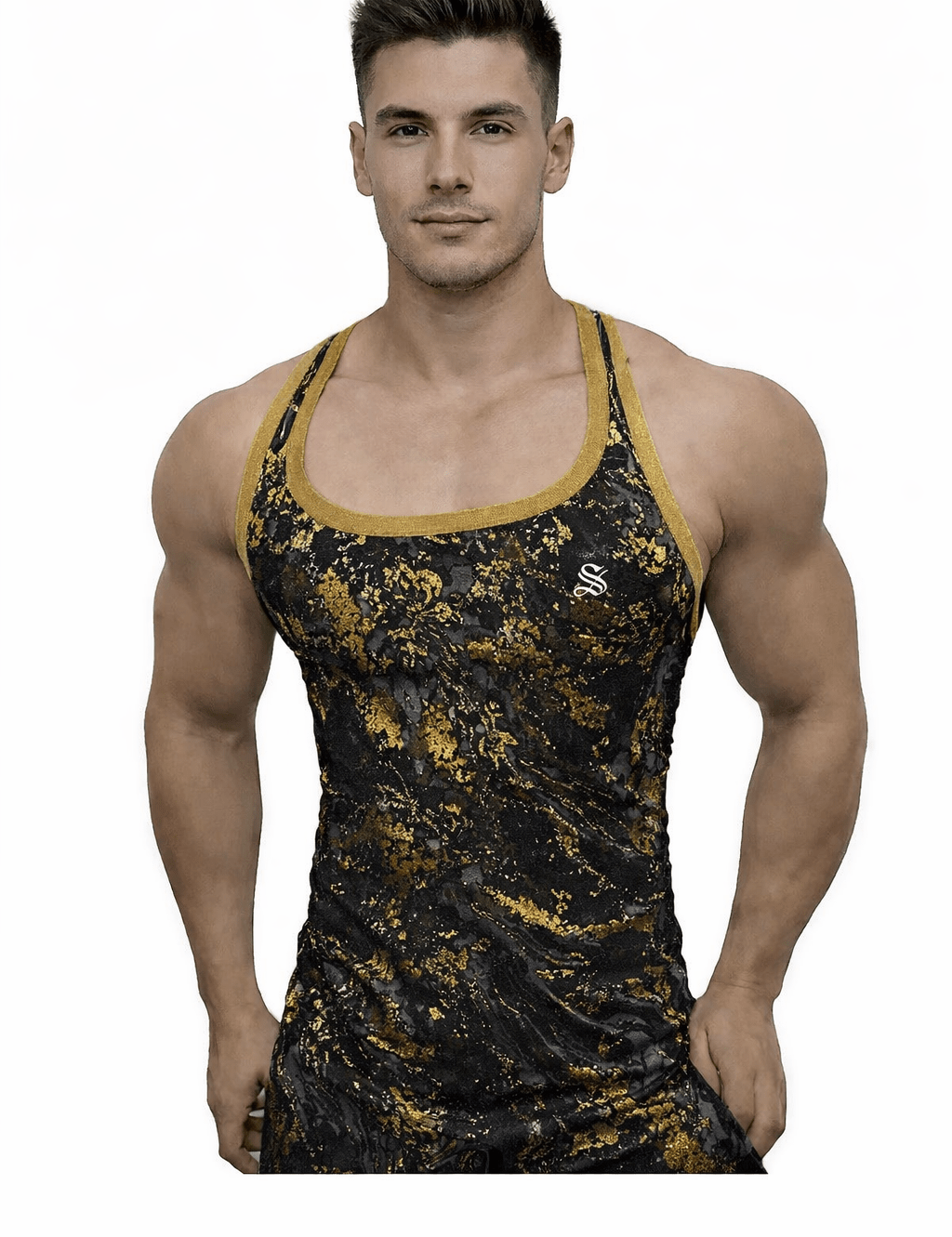 TankZrage 19 - Tank Top for Men - Sarman Fashion - Wholesale Clothing Fashion Brand for Men from Canada