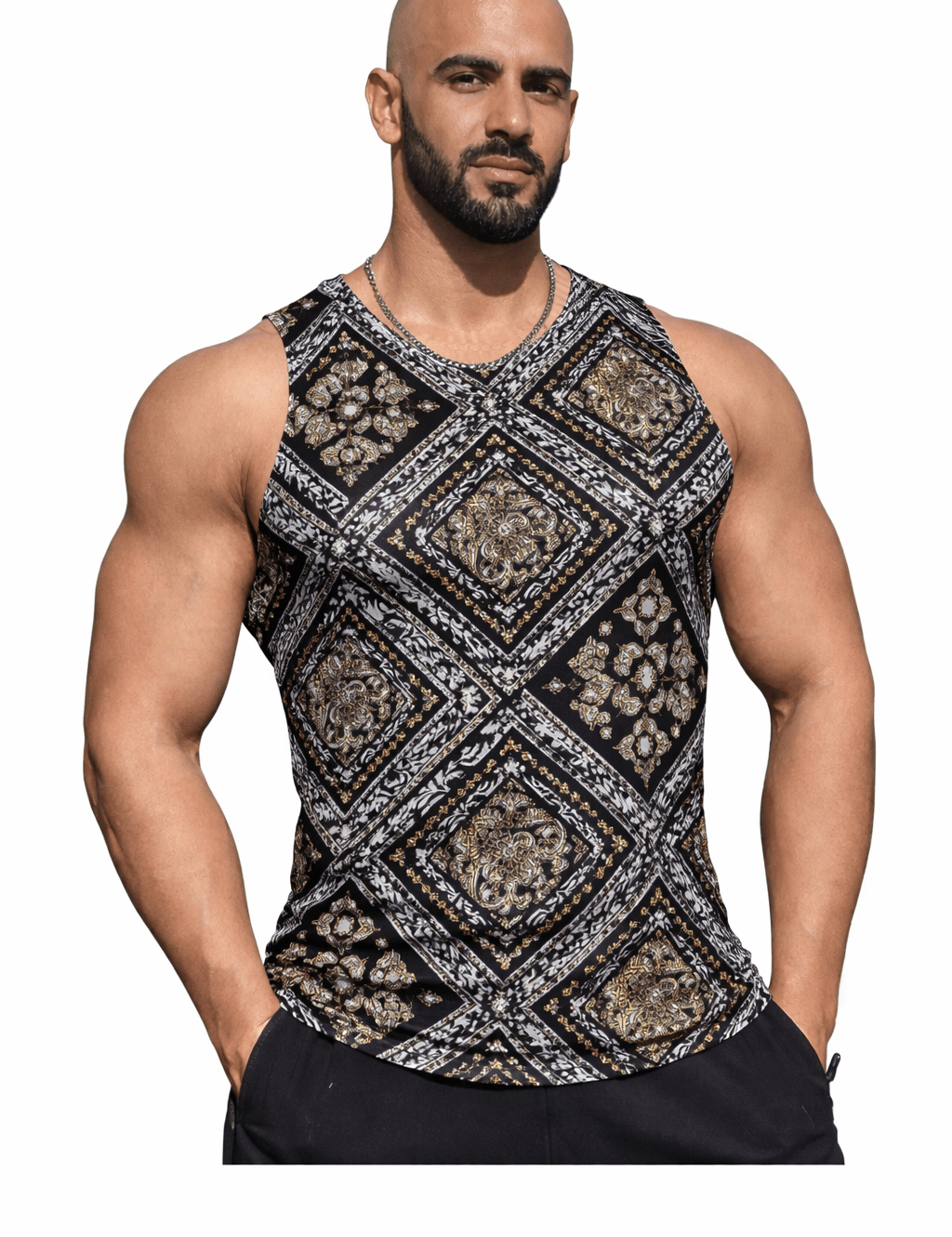TankZrage 48 - Tank Top for Men - Sarman Fashion - Wholesale Clothing Fashion Brand for Men from Canada
