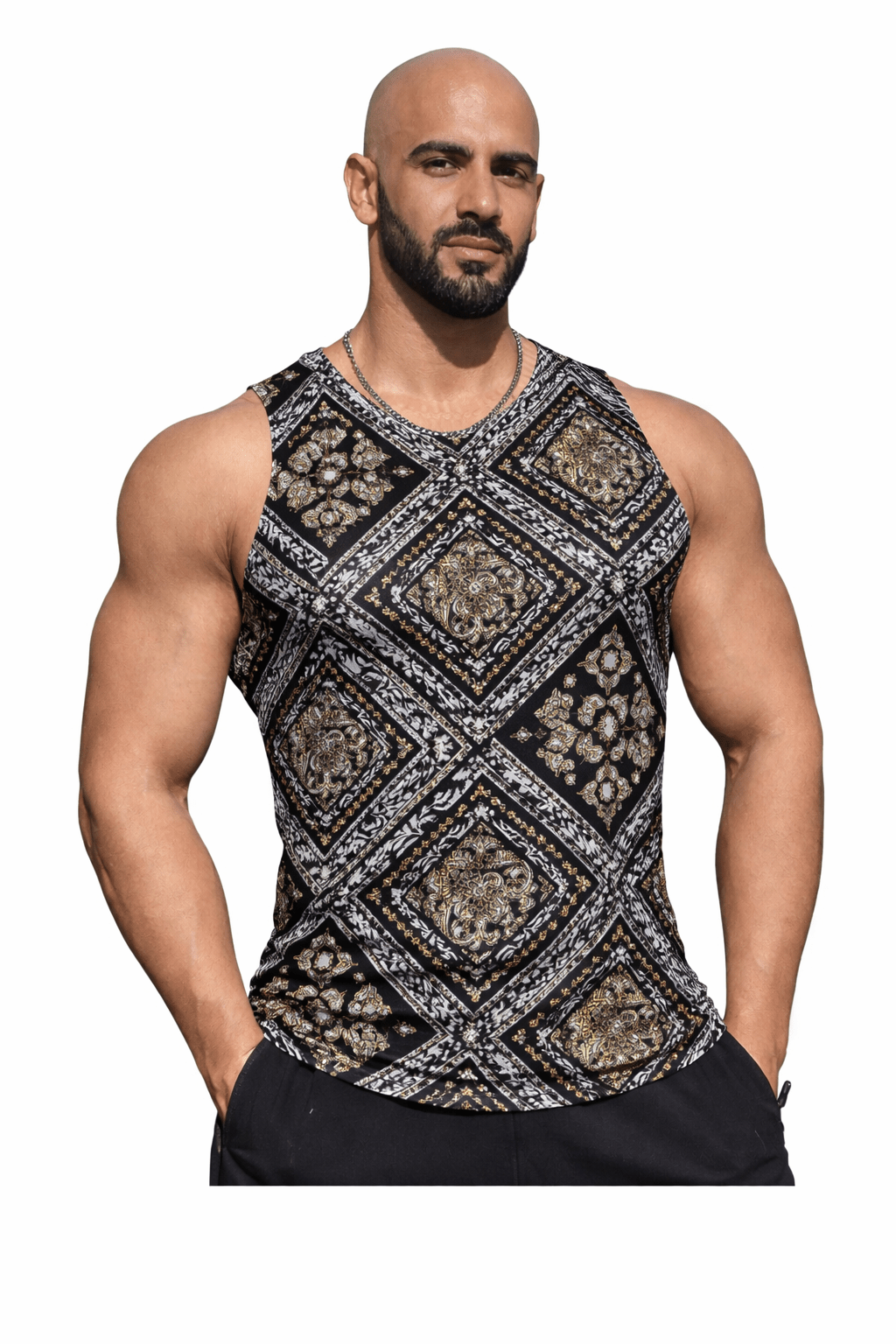 TankZrage 48 - Tank Top for Men - Sarman Fashion - Wholesale Clothing Fashion Brand for Men from Canada