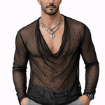TAV - Long V - Neck Shirt for Men - Sarman Fashion - Wholesale Clothing Fashion Brand for Men from Canada