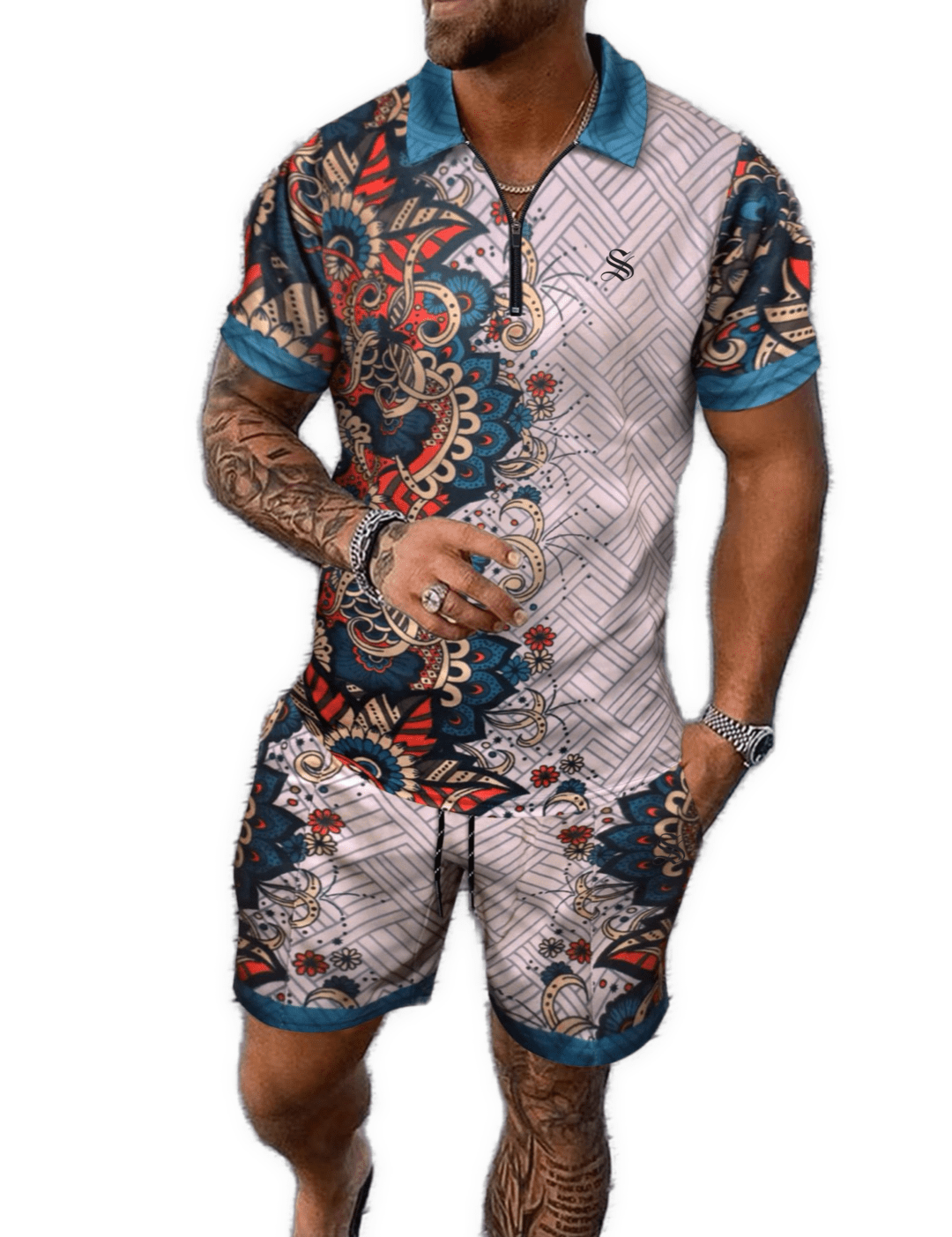 TFG 2 - Top & Shorts for Men - Sarman Fashion - Wholesale Clothing Fashion Brand for Men from Canada