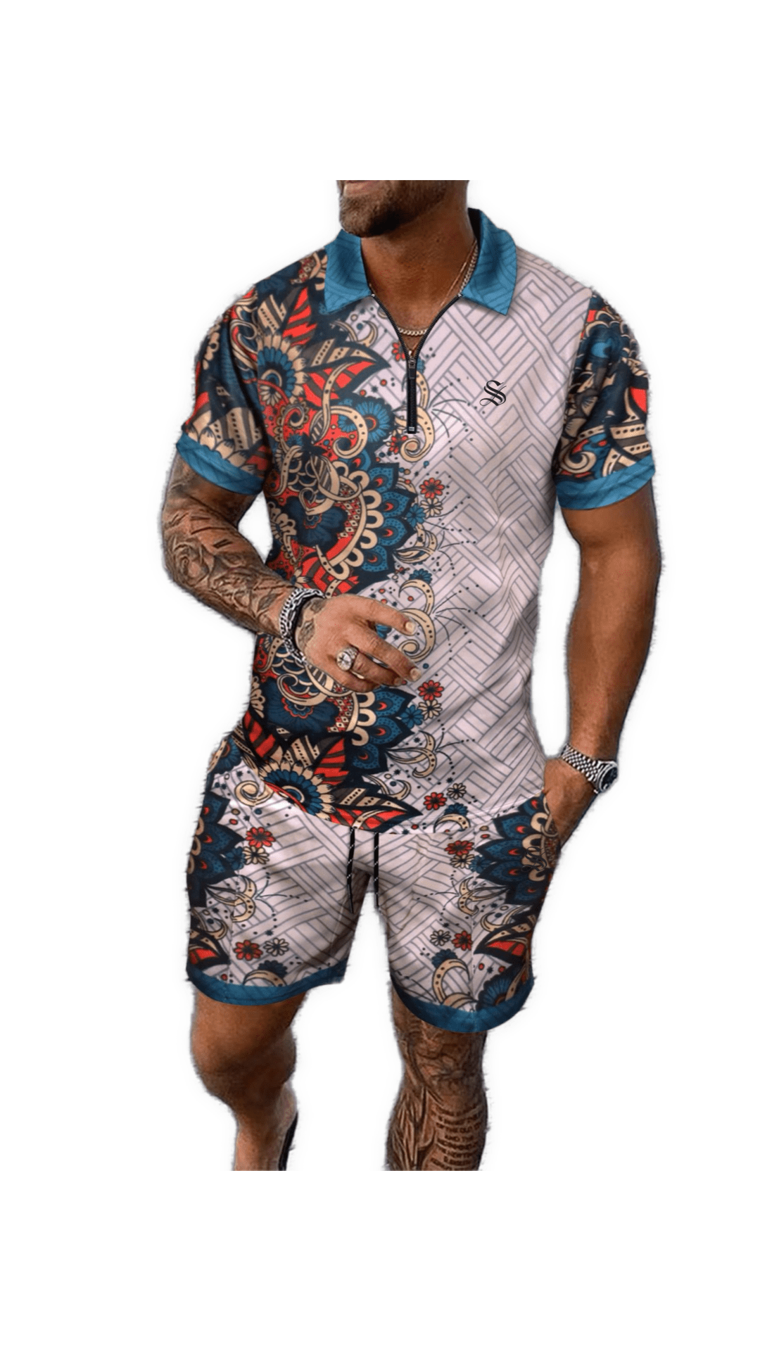 TFG 2 - Top & Shorts for Men - Sarman Fashion - Wholesale Clothing Fashion Brand for Men from Canada