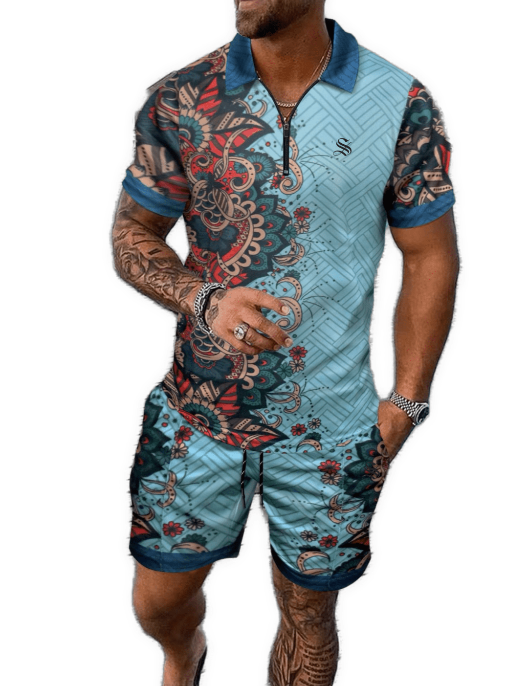 TFG 2 - Top & Shorts for Men - Sarman Fashion - Wholesale Clothing Fashion Brand for Men from Canada