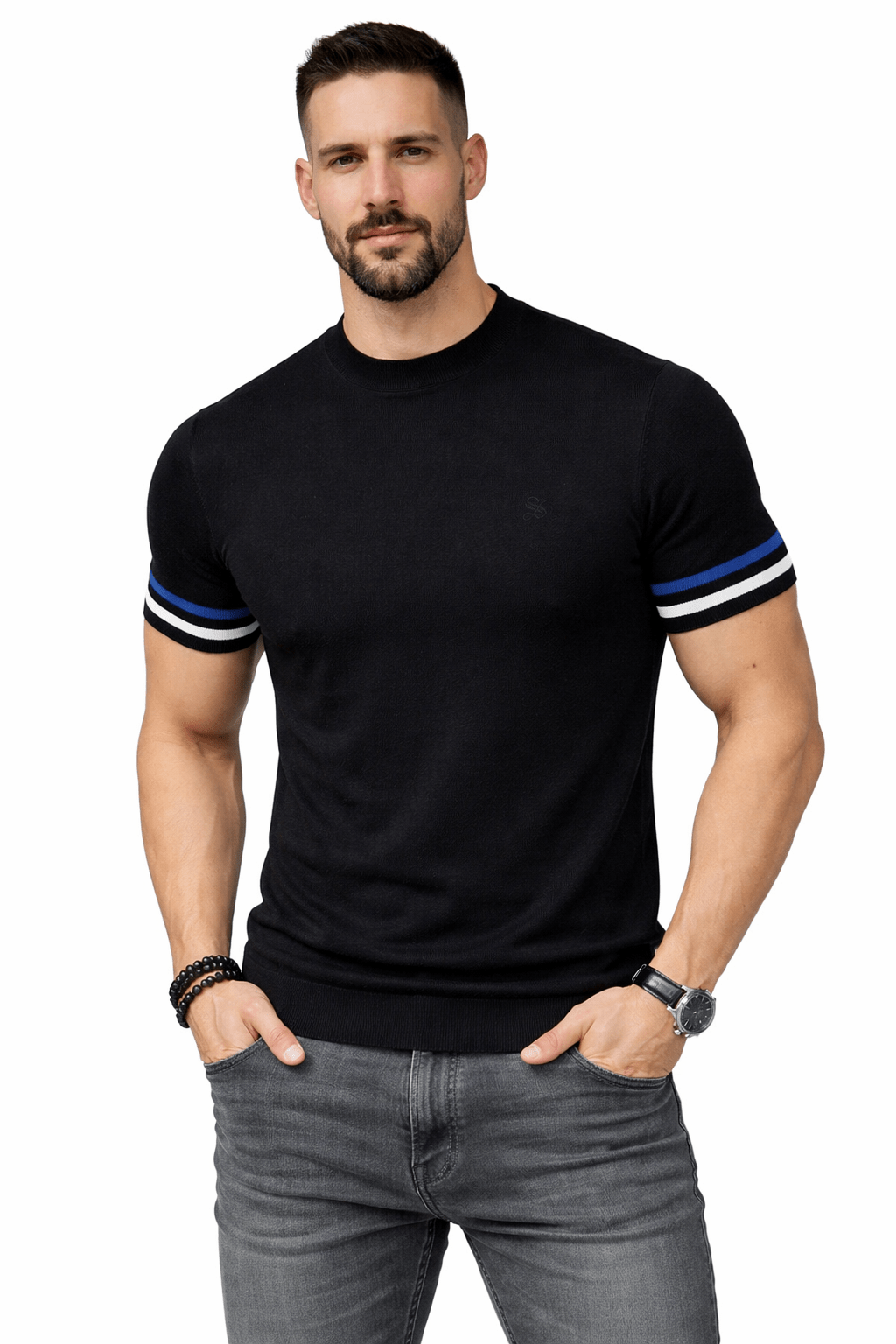 The Waves 2 - T-Shirt for Men - Sarman Fashion - Wholesale Clothing Fashion Brand for Men from Canada