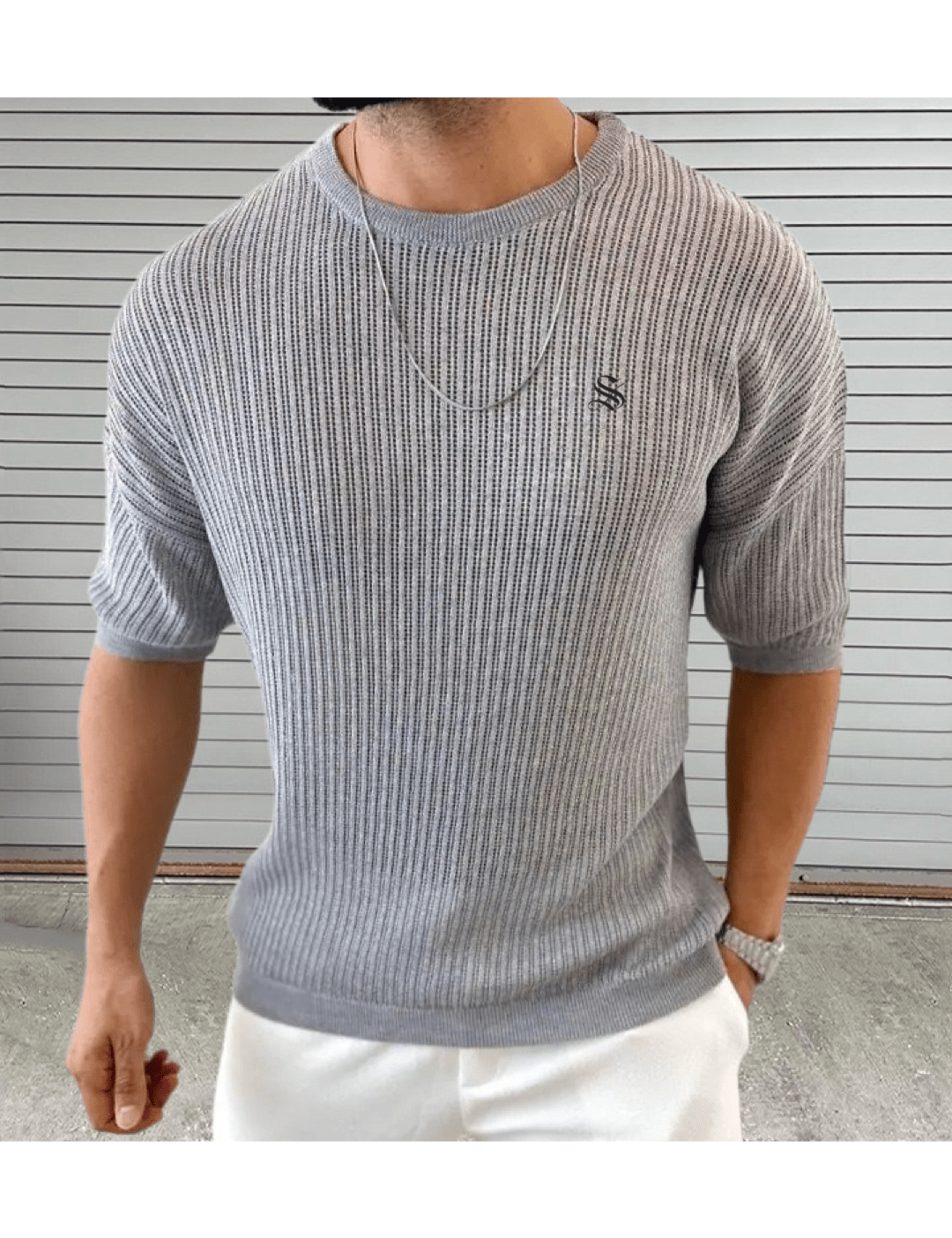 Ticme 3 - T-shirt for Men - Sarman Fashion - Wholesale Clothing Fashion Brand for Men from Canada
