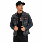 Toka - Long Sleeve Jeans Jacket for Men - Sarman Fashion - Wholesale Clothing Fashion Brand for Men from Canada
