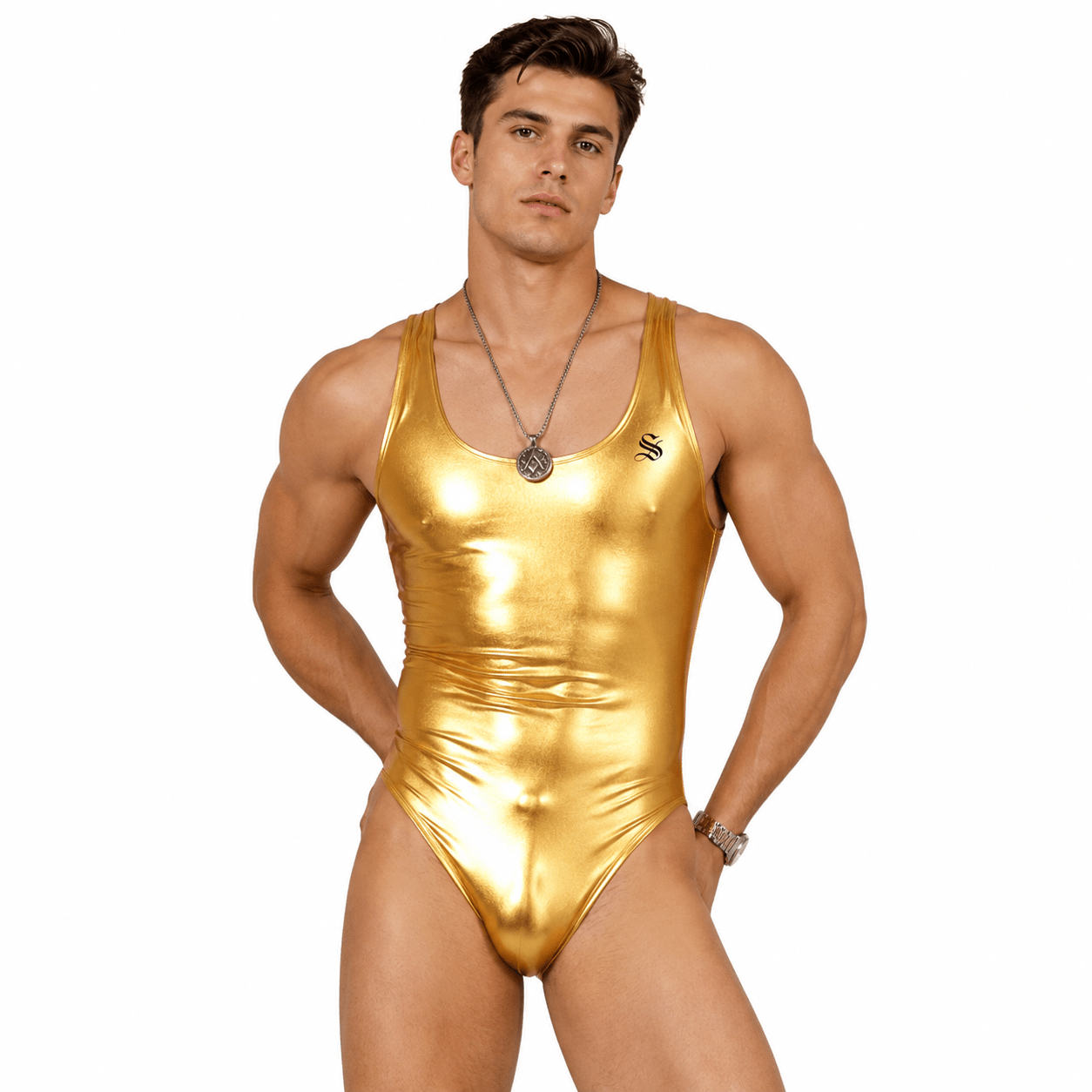 Tokuja 19 - Jumpsuit Leggings for Men - Sarman Fashion - Wholesale Clothing Fashion Brand for Men from Canada
