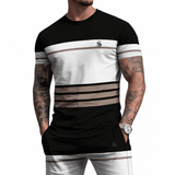 Tonal 5 - Complete Set T-Shirt & Shorts for Men - Sarman Fashion - Wholesale Clothing Fashion Brand for Men from Canada